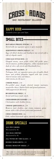 The printed Happy Hour