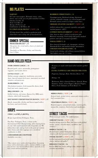 Main Menu, printed page 2 of 4